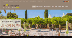 Desktop Screenshot of lemasdessagnes.fr